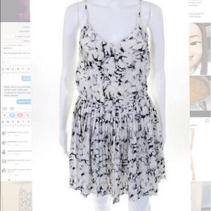 Madison Marcus Pleated Dress w/ gathered waist